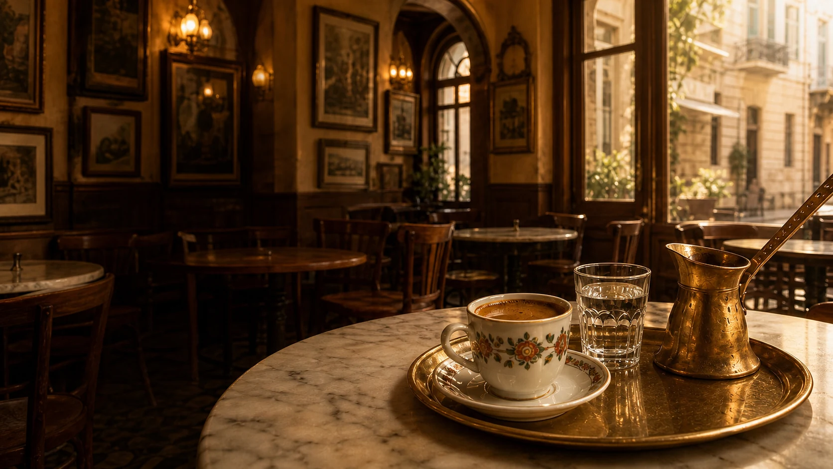 Athena Greek Coffee House interior